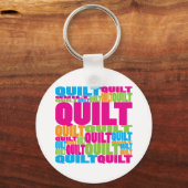 Colorful Quilt Sleutelhanger (Voorkant)