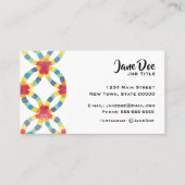 Colorful Quilt Visitekaartje (Voorkant)