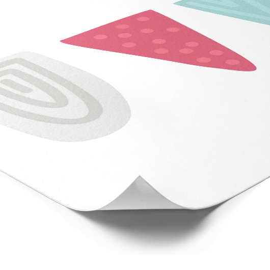 Colorful Quirky ABCs Poster (Hoek)