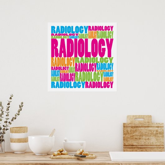 Colorful Radiology Poster (Keuken)