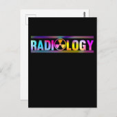 Colorful Radiology Symbol Xray Radiologist Briefkaart (Voorkant / Achterkant)