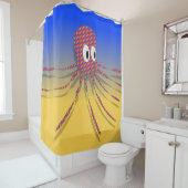 Colorful Rag Octopus Douchegordijn (In situ)