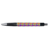 Colorful Rainbow Block Patroon Pen (Voorkant)