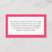 Colorful Rainbow Book Request Card Plaatskaartje (Achterkant)