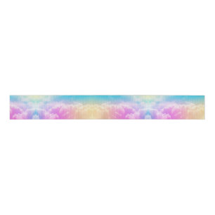 Colorful Rainbow Cloud Wedding Grosgrain Ribbon Grosgrain Lint