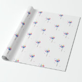 Colorful Rainbow Dandelion Cadeaupapier (Uitgerold)