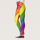 Colorful Rainbow Flag Gay Pride Leggings (Links)