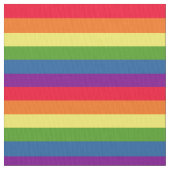 Colorful Rainbow Flag Gay Pride Stof (Close Up)