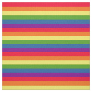 Colorful Rainbow Flag Gay Pride Stof
