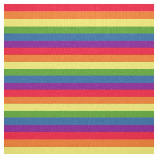 Colorful Rainbow Flag Gay Pride Stof (Swatch)