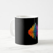 Colorful rainbow forest trees reflection wildlife koffiemok (Voorkant links)
