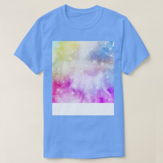 Colorful Rainbow Galaxy Pattern T-shirt (Design voorkant)