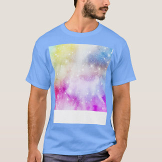 Colorful Rainbow Galaxy Pattern T-shirt