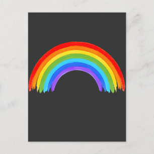 Colorful Rainbow LGBT Equal Rights Love Briefkaart