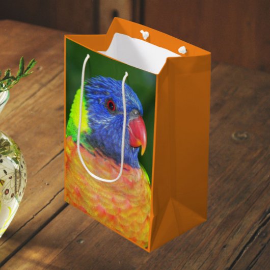 Colorful Rainbow Loriket Parrot Foto Medium Cadeauzakje