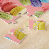 Colorful Rainbow Macaron Cookies Pattern Legpuzzel (Zijkant)