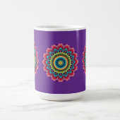 Colorful Rainbow Mandala Mug Koffiemok (Center)