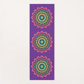 Colorful Rainbow Mandala Yoga Mat (Voorkant)