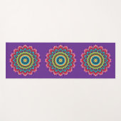 Colorful Rainbow Mandala Yoga Mat (Voorkant (horizontaal))