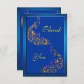 Colorful Rainbow Peacococks Dank u Bedankkaart (Voorkant / Achterkant)