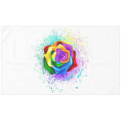 Colorful Rainbow Rose Tafelkleed (Voorkant (Horizontaal))