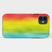 Colorful Rainbow Stripes iPhone 5/5S Hoesje (Achterkant (horizontaal))