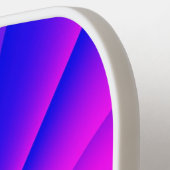 Colorful Rainbow Sun Modern Monogram Pickleball Paddle (Links Detail)