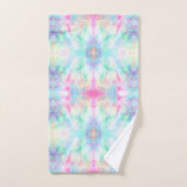 Colorful Rainbow Tribal Boho Tie Dye Bad Handdoek (Handdoek)
