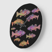 COLORFUL RAINBOW TROUW GROTE KLOK (Hoek)