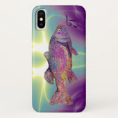 COLORFUL RAINBOW TROUW Monogram Case-Mate iPhone Case (Achterkant)