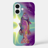 COLORFUL RAINBOW TROUW Monogram Case-Mate iPhone Case (Achterkant)
