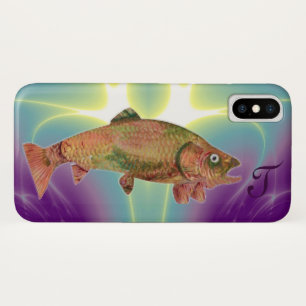 COLORFUL RAINBOW TROUW Monogram Case-Mate iPhone Case