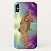 COLORFUL RAINBOW TROUW Monogram Case-Mate iPhone Case (Achterkant)