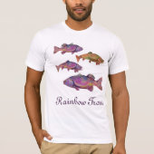 COLORFUL RAINBOW TROUW T-SHIRT (Voorkant)
