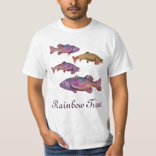COLORFUL RAINBOW TROUW T-SHIRT