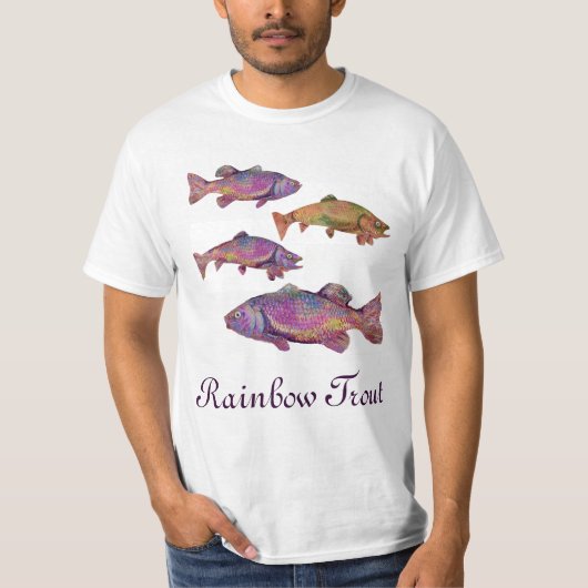 COLORFUL RAINBOW TROUW T-SHIRT (Voorkant)