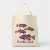 COLORFUL RAINBOW TROUW TOTE BAG (Voorkant)