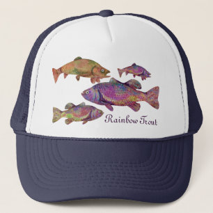 COLORFUL RAINBOW TROUW TRUCKER PET