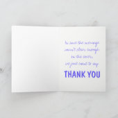 Colorful Rainbow Typografie Multilingual Bedankt (Binnen)