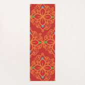 Colorful Rainbow Yoga mandala Pattern Yogamat (Achterkant)