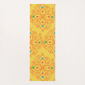 Colorful Rainbow Yoga mandala Pattern Yogamat (Achterkant)