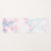 Colorful Rainbow Yoga Marble Pattern Yoga Mat (Achterkant (horizontaal))