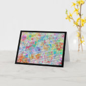 Colorful Ramblings de kaart (Gele Bloem)