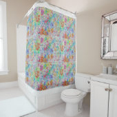 Colorful Ramblings, het douchegordijn (In situ)