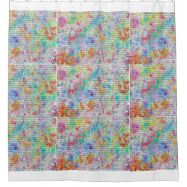 Colorful Ramblings, het douchegordijn