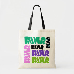 Colorful Rawr Bag Tote Bag