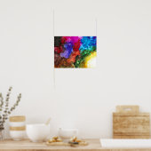 Colorful Reality of the COVID-19 Pandemic Print (Keuken)