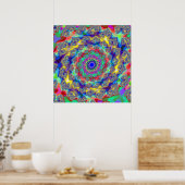 Colorful Recreation of Universe Poster (Keuken)