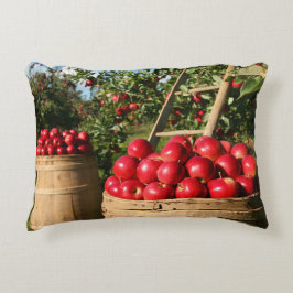 Colorful Red Apple Harvest Accent Kussen