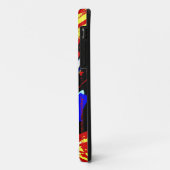 Colorful Red Blue Yellow Abstract, naam; Case-Mate iPhone Case (Achterkant/links)